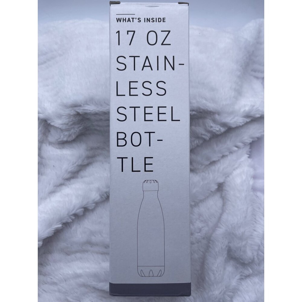 Force H2go Stainless Steel Water Bottle 17 oz Insulated Pink New in Box
